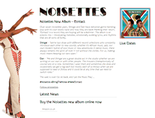 Tablet Screenshot of noisettes.co.uk